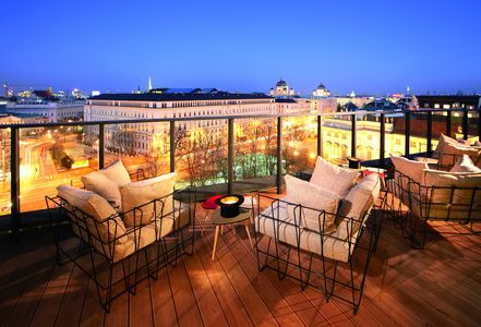 Dachterrasse im Dachboden
