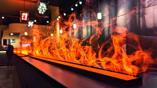 © Fiery Korean BBQ; Feuer am Tisch