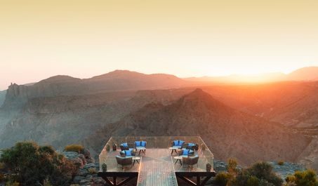 © Paul Thuysbaert Anantara Al Jabal Al Akhdar Resort, Blick über den Canyon