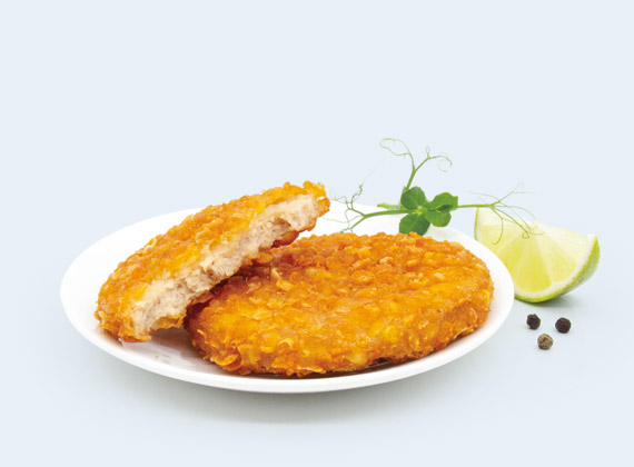 Artikelbild Veganer Cornflakes Burger Chicken Style 4704
