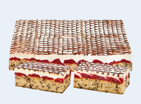 Artikelbild Himbeer-Stracciatella-Sahneschnitte 5606