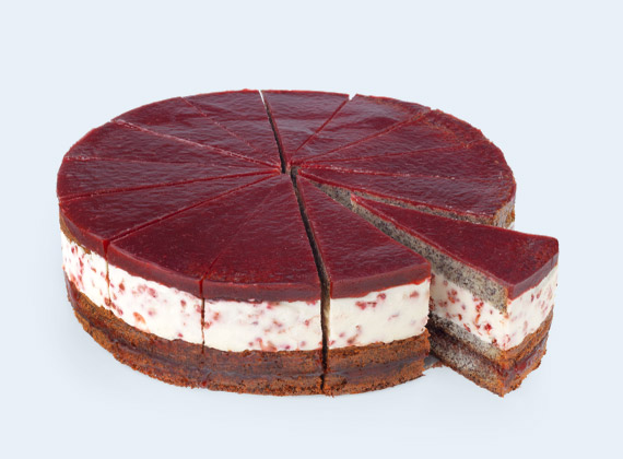 Artikelbild Mohn-Topfen-Himbeertorte 5628